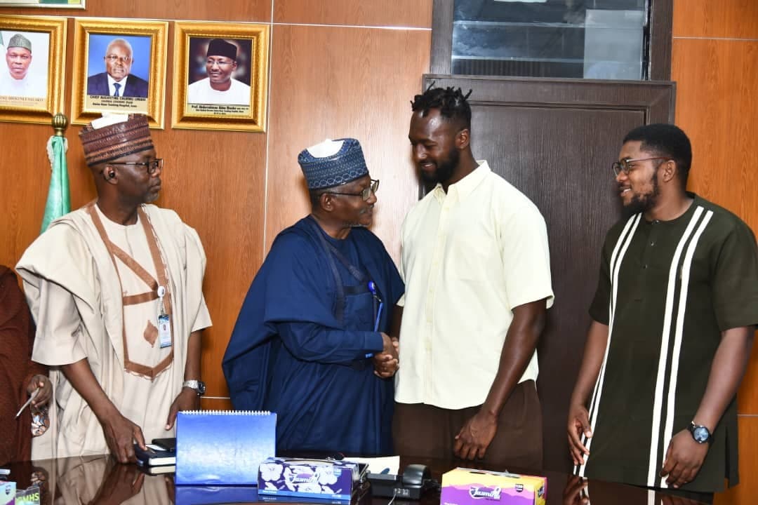 First Embrace meeting a hospital Chief Medical Director in Kano